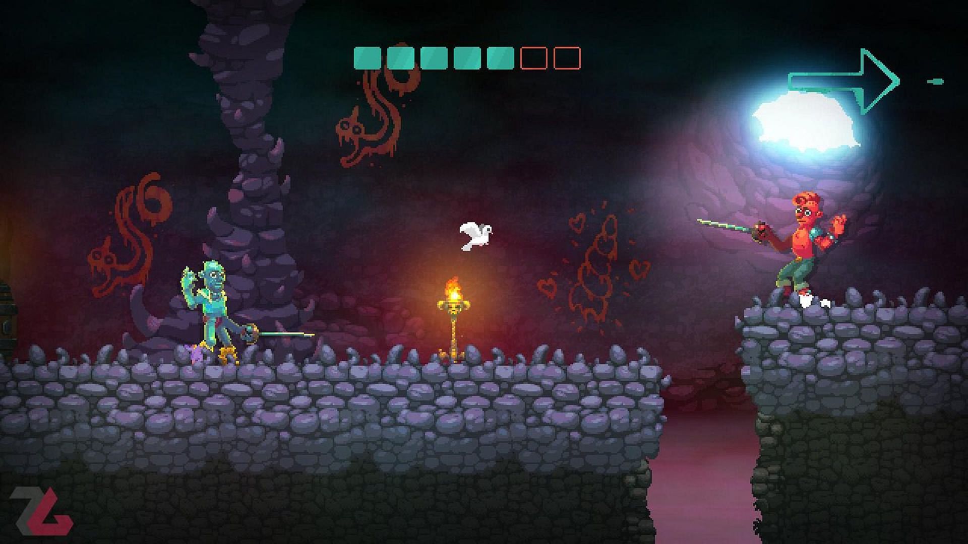 بررسی بازی Nidhogg 2