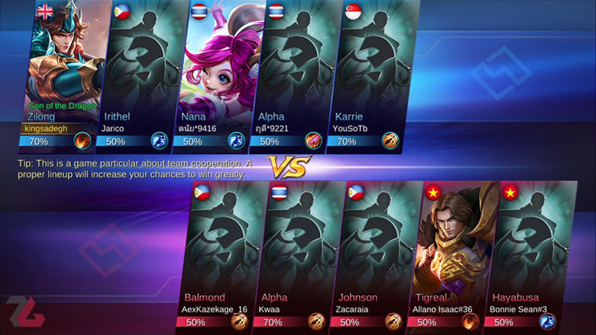 بازی موبایل Mobile Legends: Bang Bang