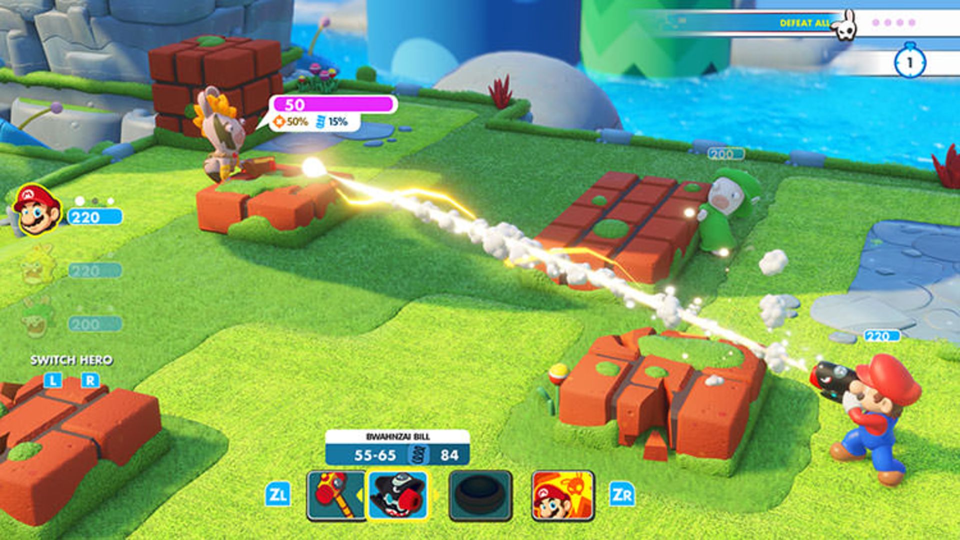 بازی Marrio + Rabbids: Kingdom Battle