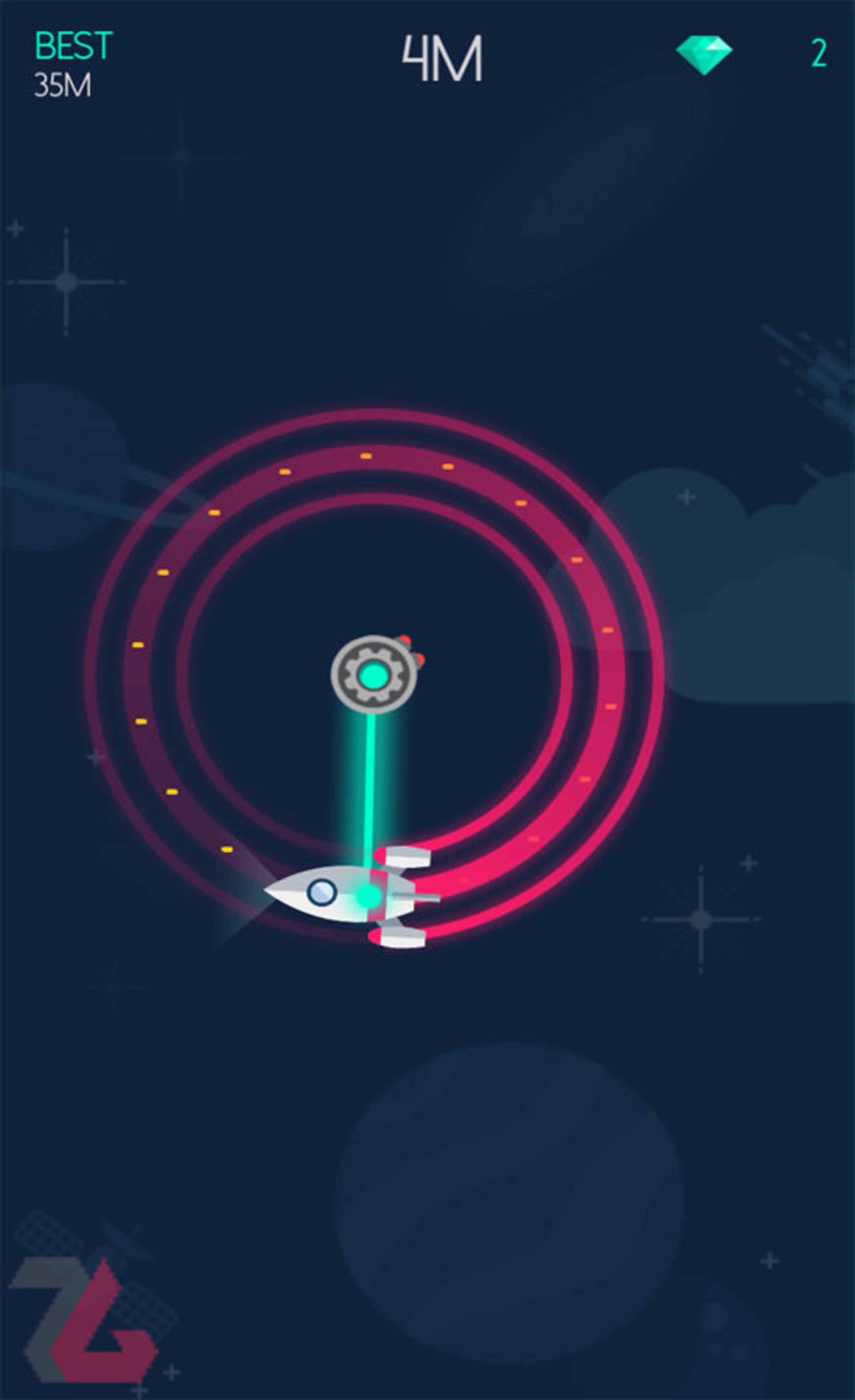 بازی موبایل Space Tap-Tap