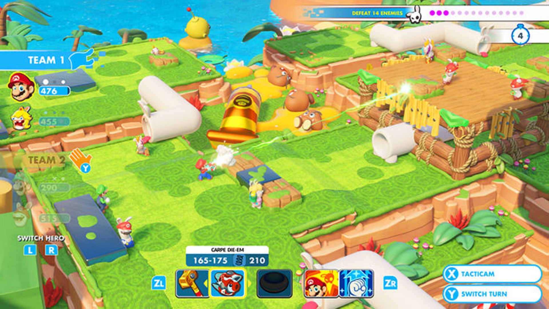 بازی Marrio + Rabbids: Kingdom Battle
