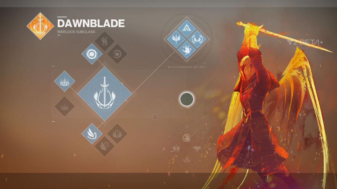 زیر کلاس Dawnblade بازی Destiny 2