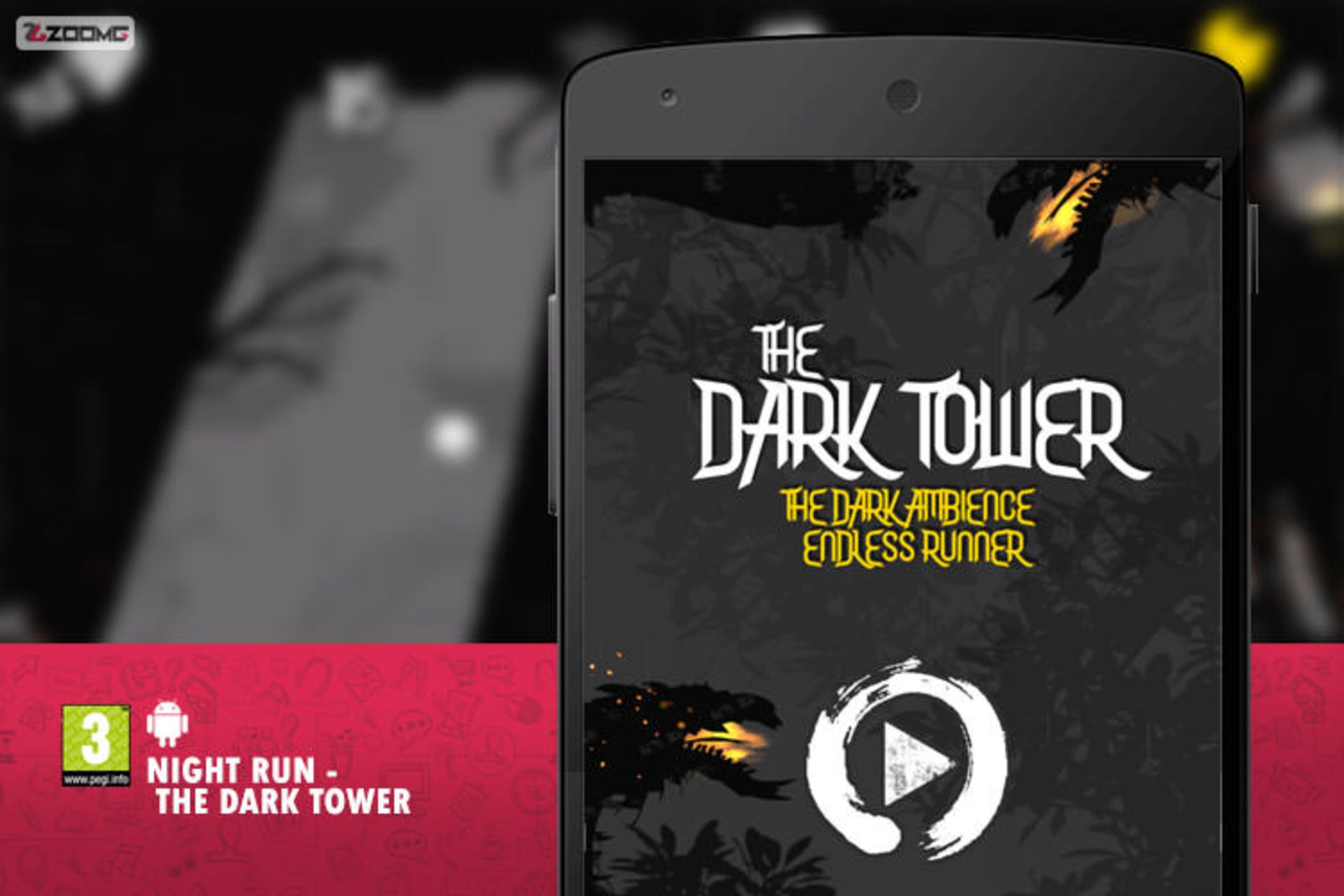 بازی موبایل Night Run - The Dark Tower