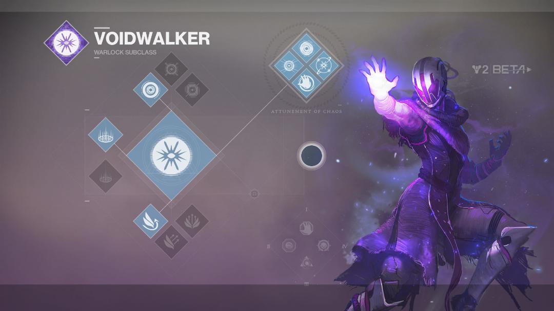 زیر کلاس Voidwalker بازی Destiny 2