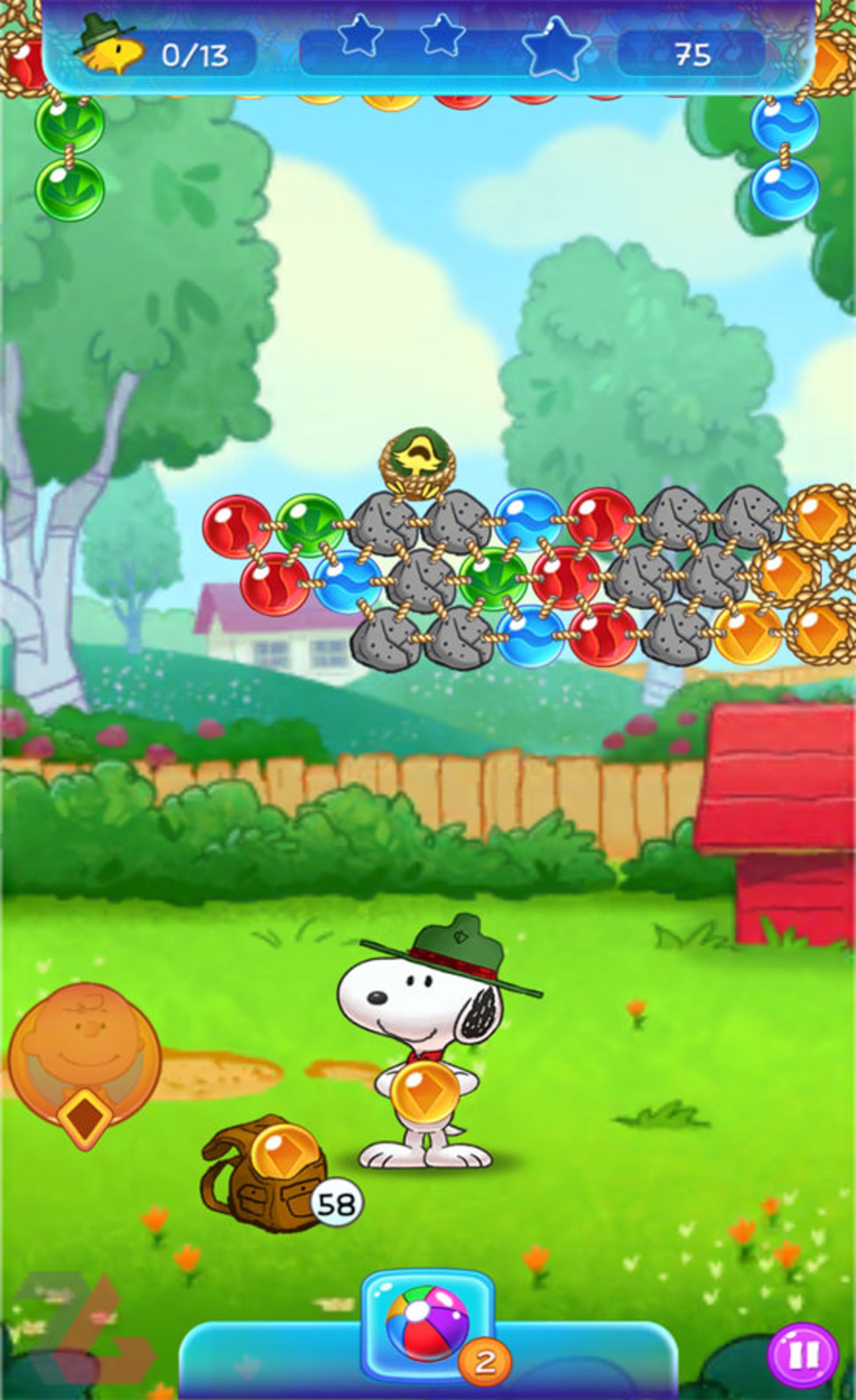 بازی موبایل Snoopy Pop