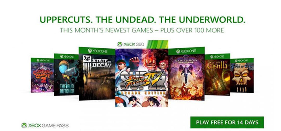Xbox Game Pass October