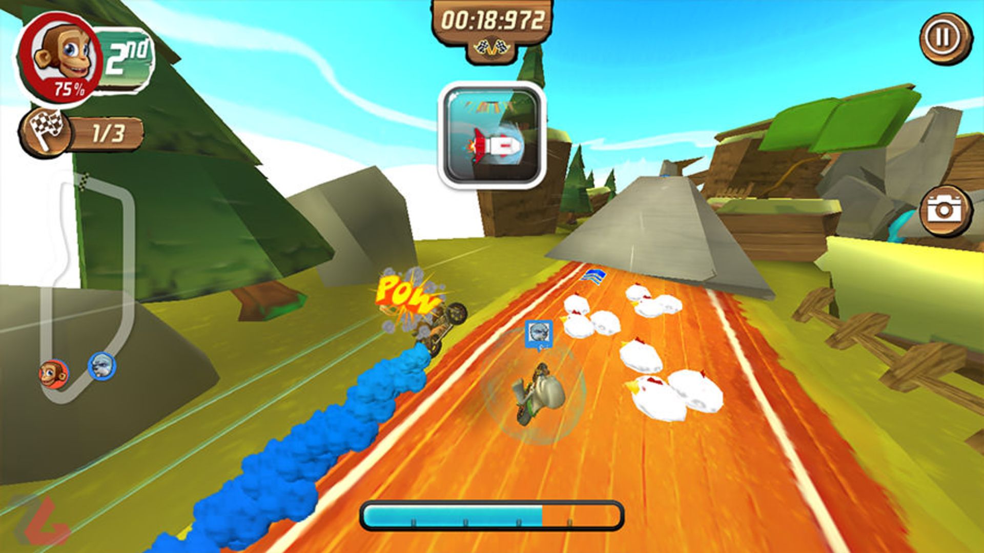 بازی Nitro Chimp Grand Prix