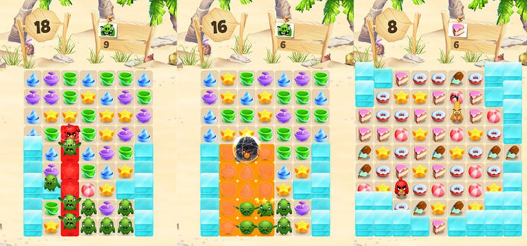 بازی Angry birds Match