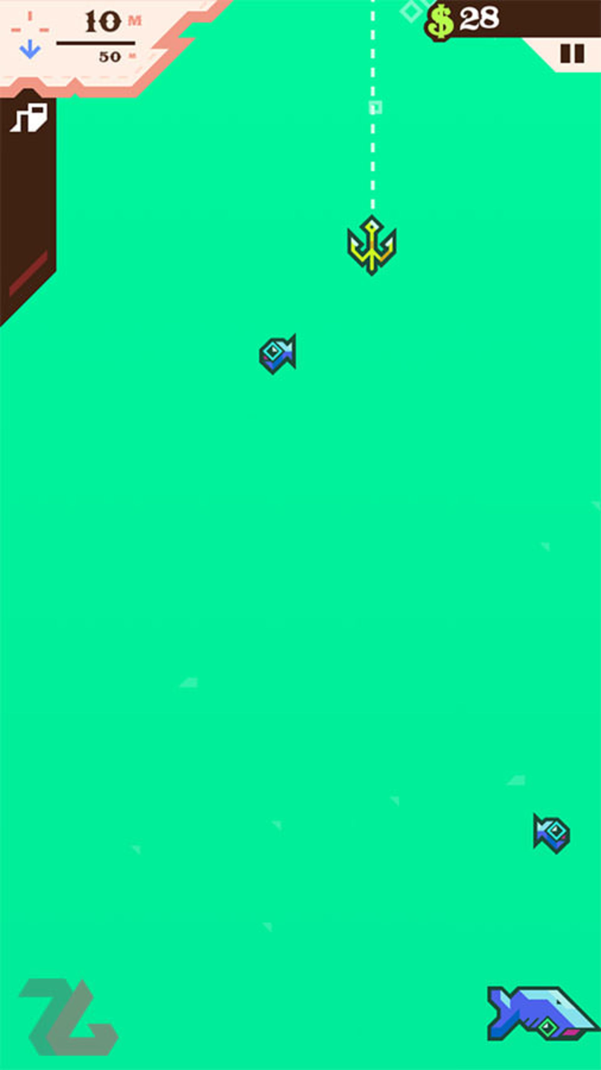 بازی موبایل Ridiculous Fishing