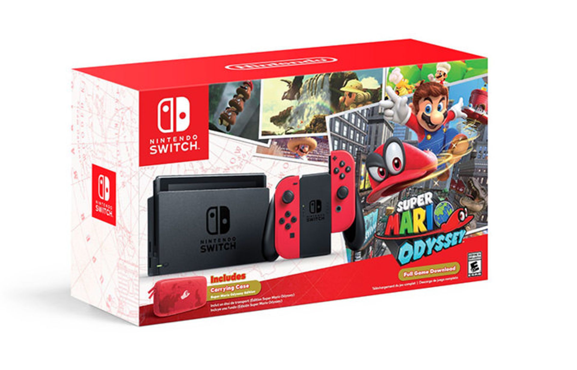 Super Mario Odyssey Nintendo Switch Bundle 