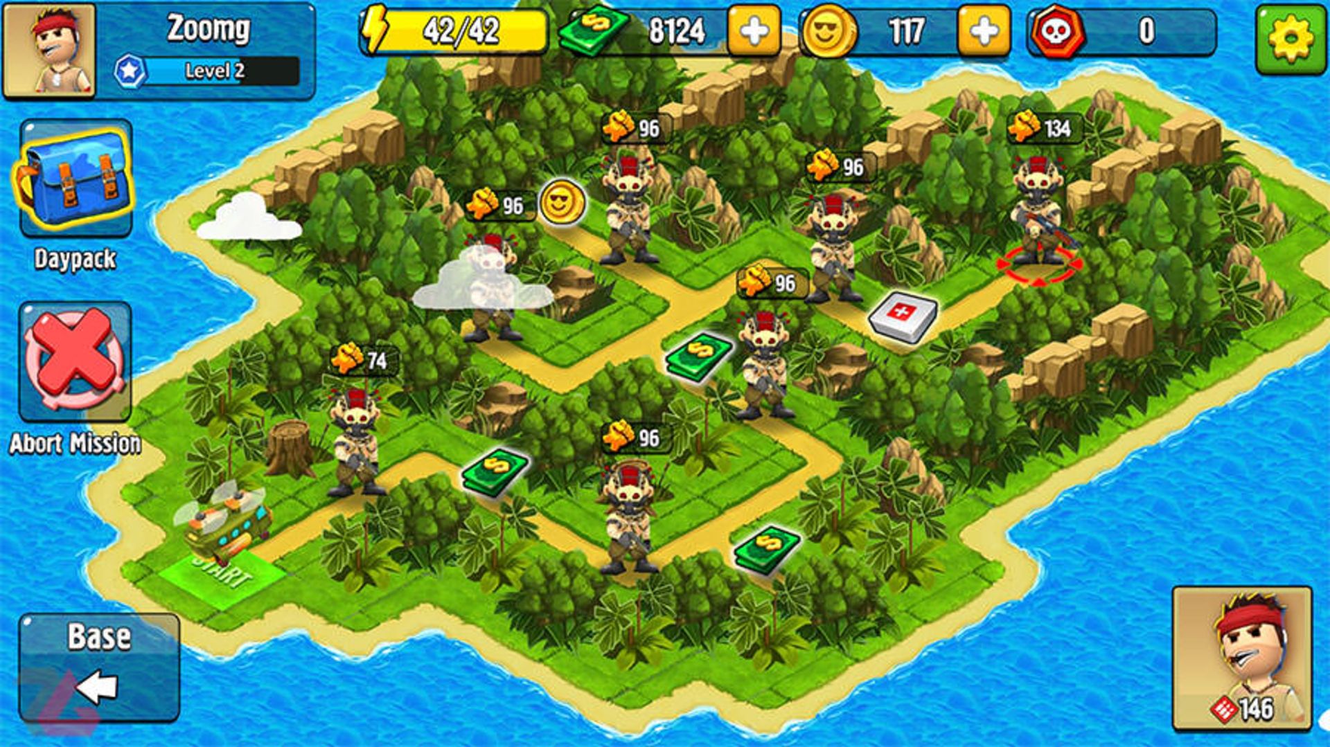 بازی موبایل The Troopers: Minions in Arms