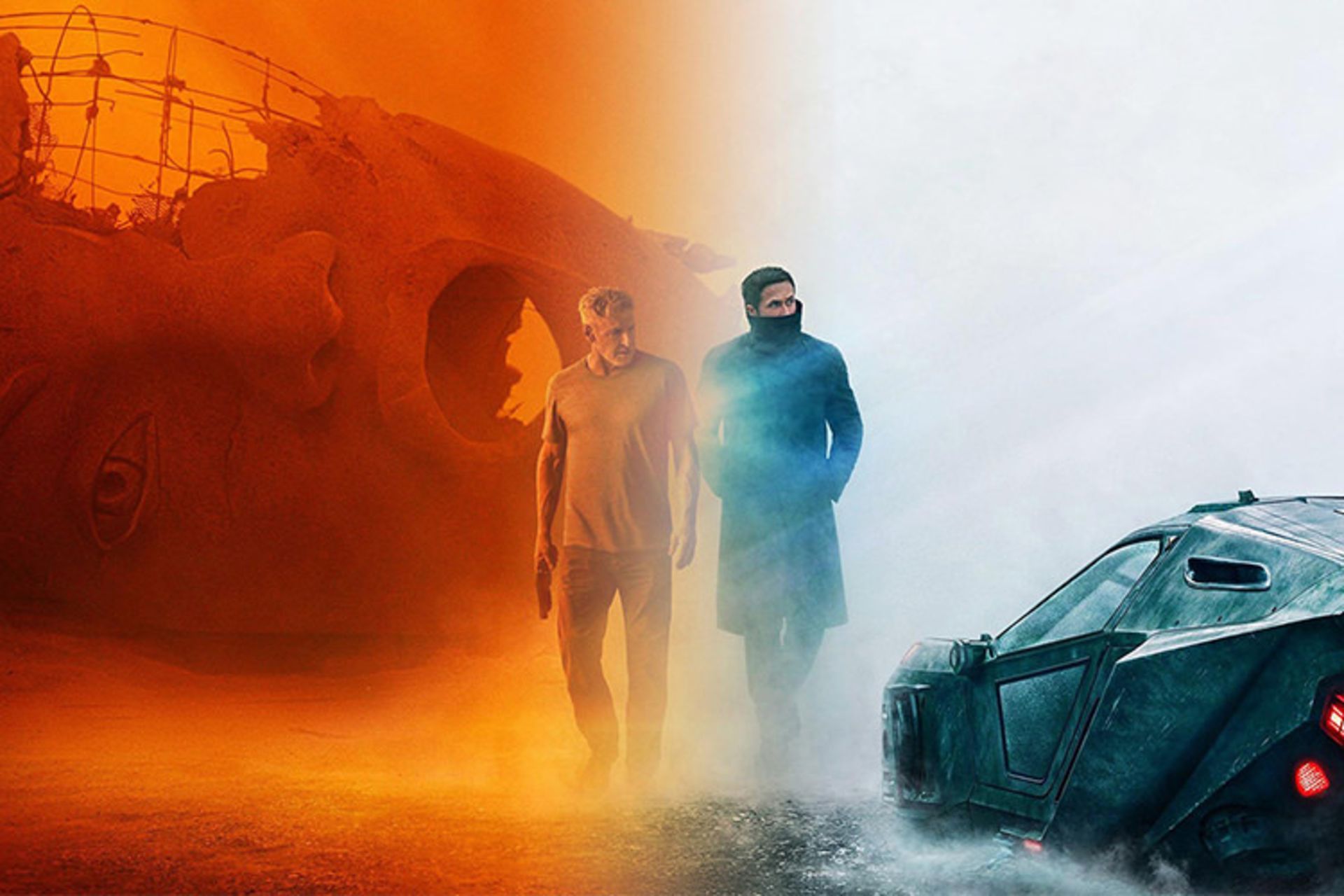 رایان گاسلینگ و هریسون فورد در فیلم Blade Runner 2049