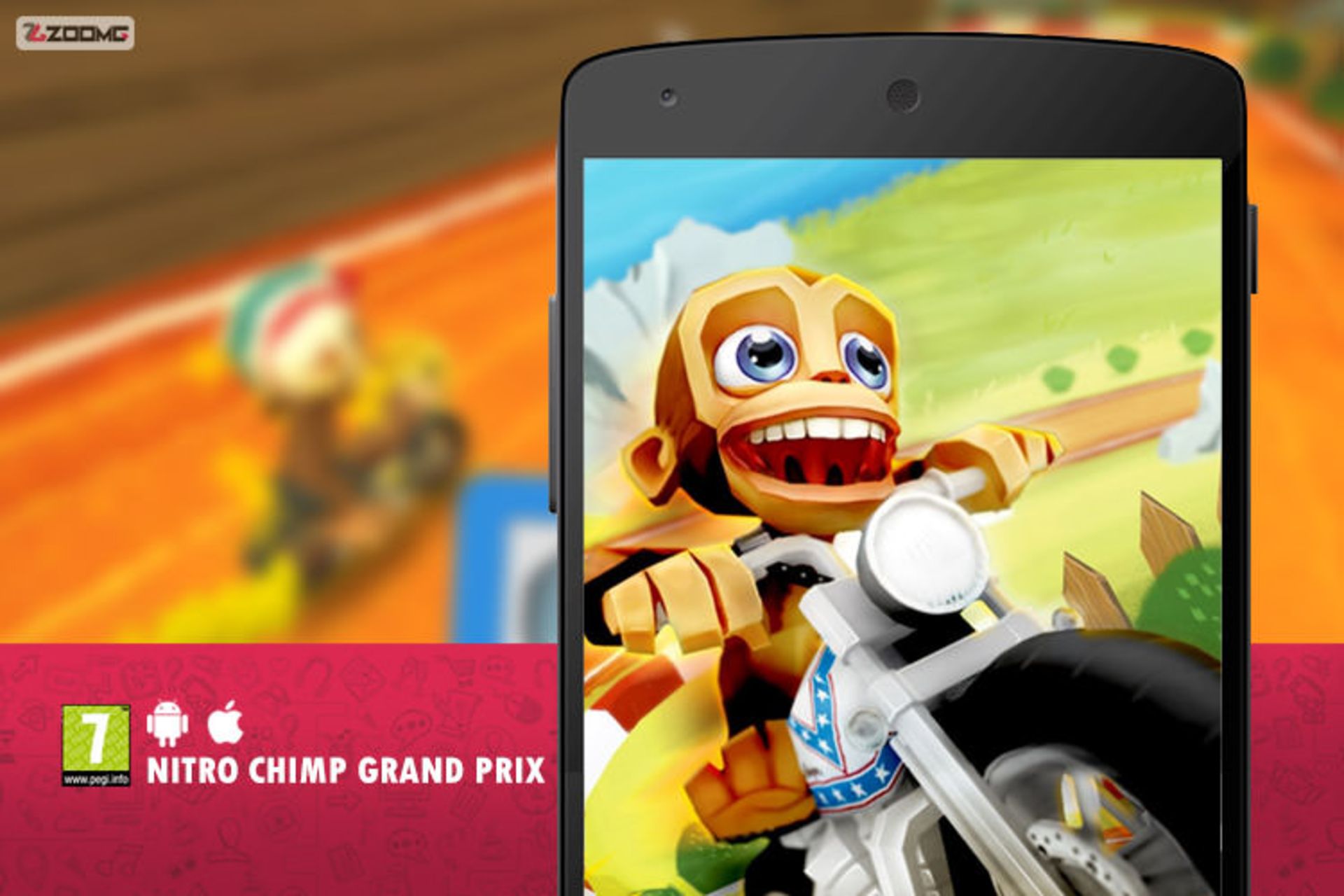 بازی Nitro Chimp Grand Prix