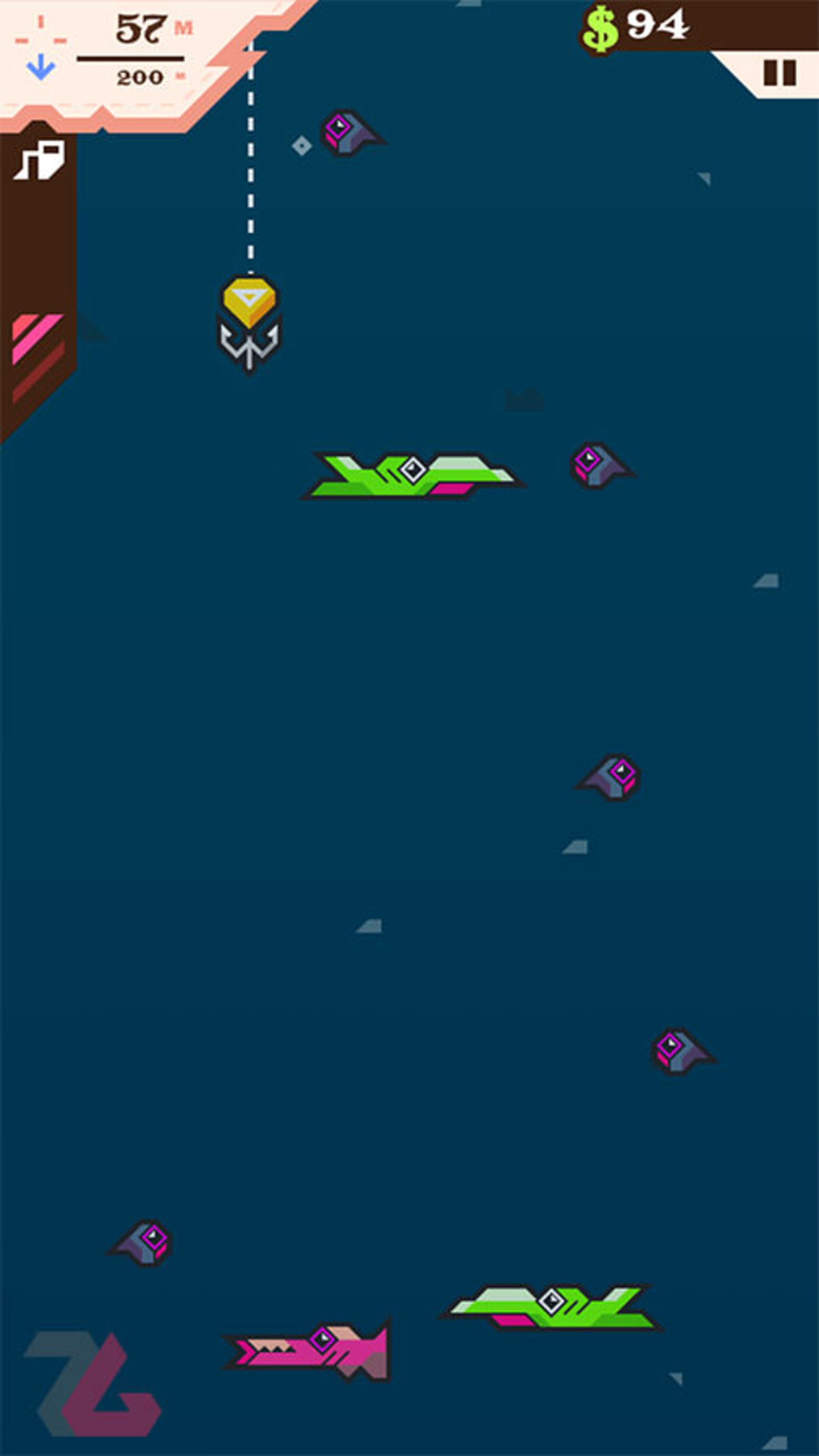 بازی موبایل Ridiculous Fishing