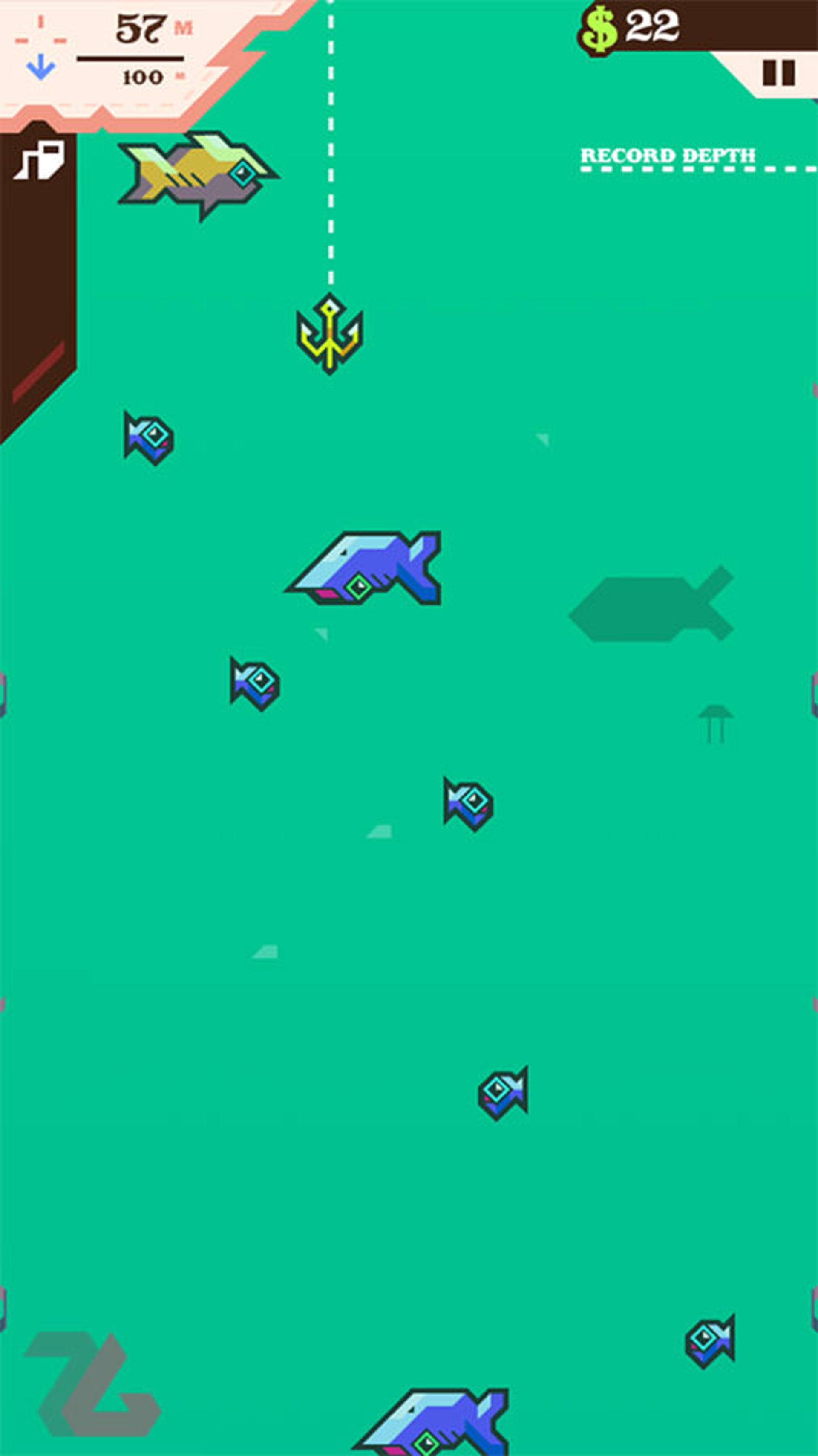بازی موبایل Ridiculous Fishing