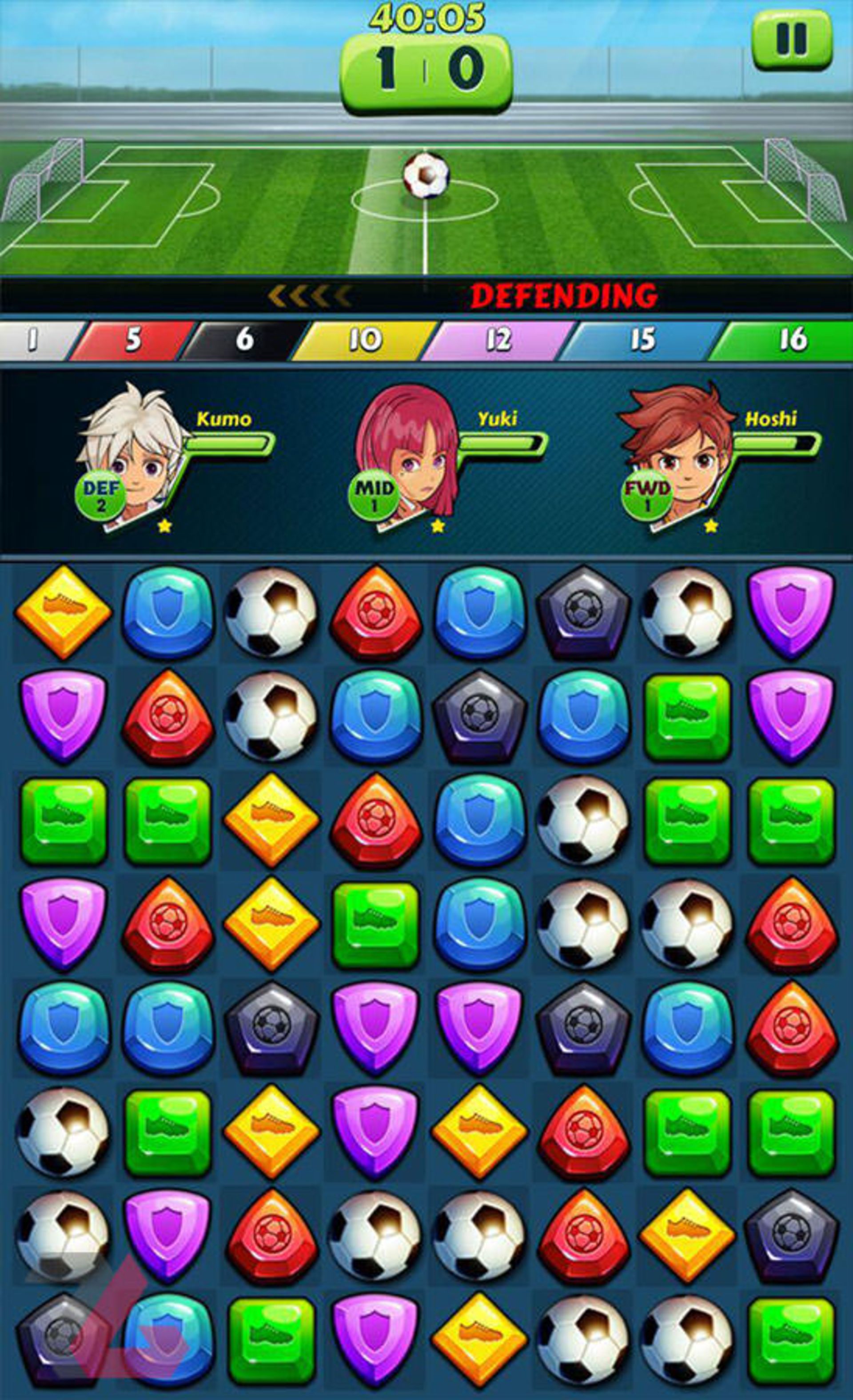 بازی اندروید Hoshi Eleven - Top Soccer RPG 