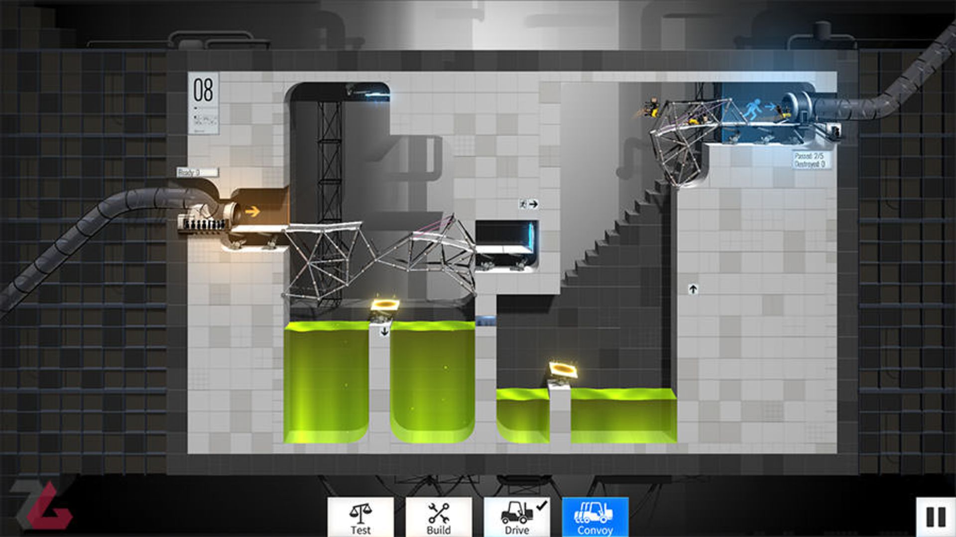 Bridge Constructor Portal بررسی بازی