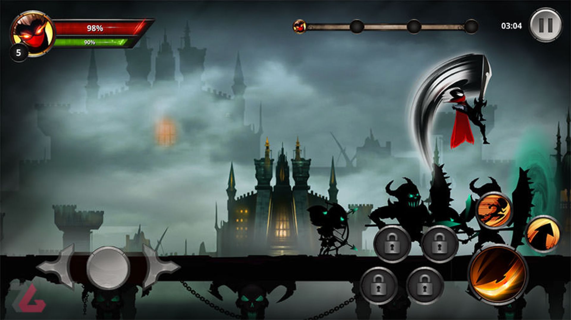 بازی Stickman Legends: Shadow Wars