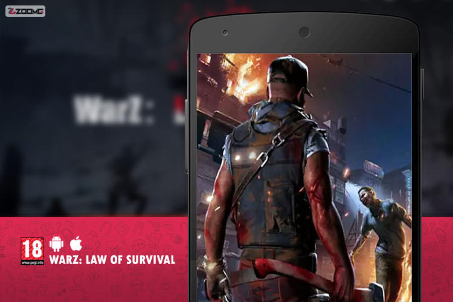 بازی اندروید WarZ: Law of Survival