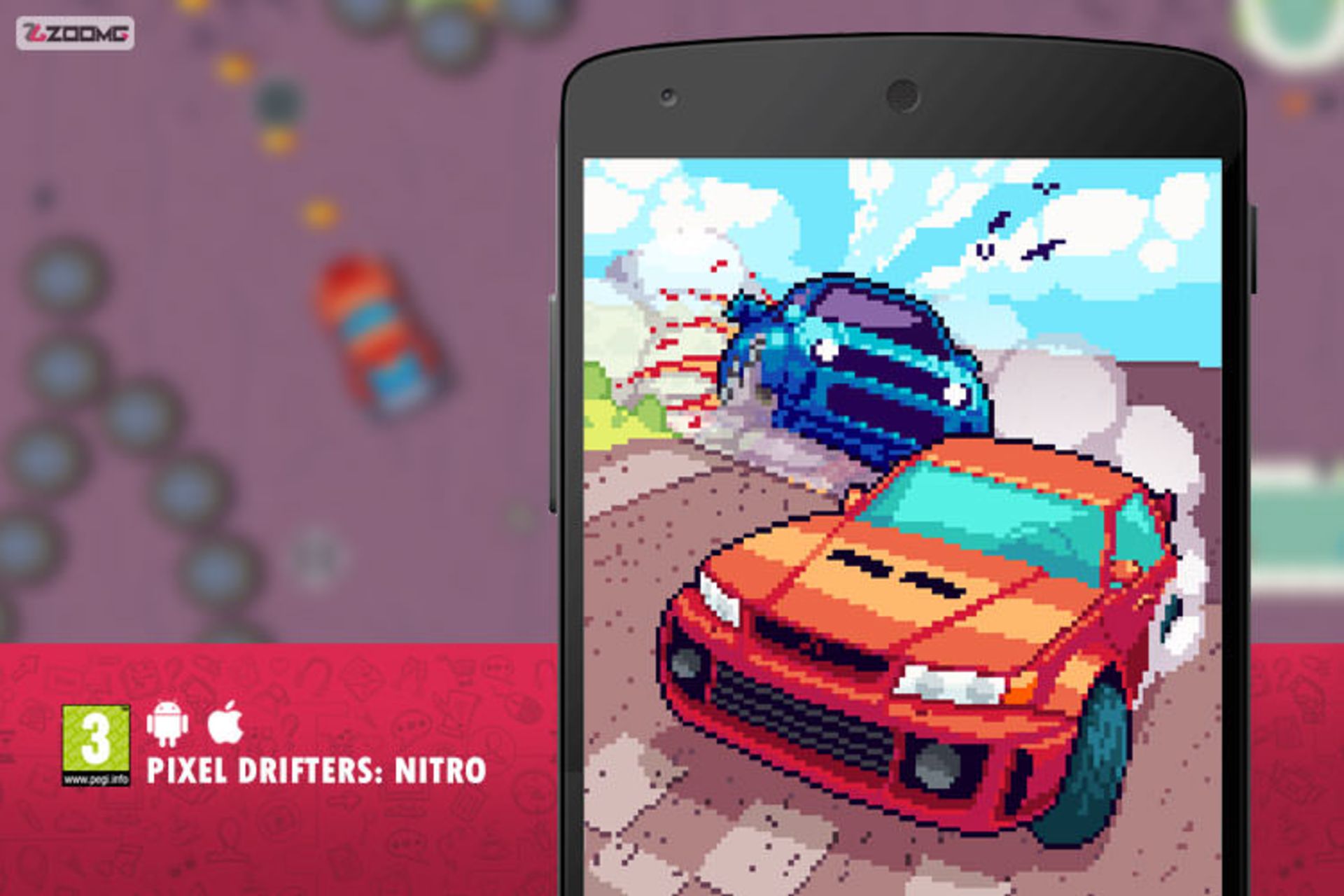بازی Pixel Drifters Nitro