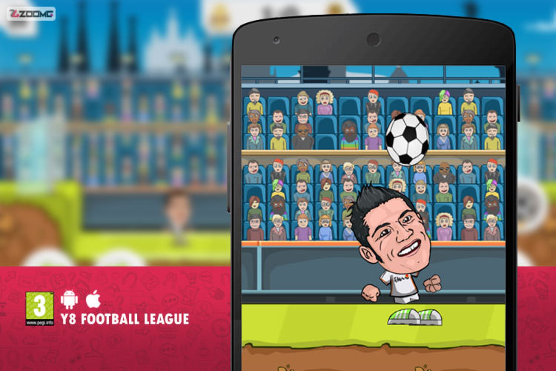 بازی موبایل Y8 FOOTBALL LEAGUE