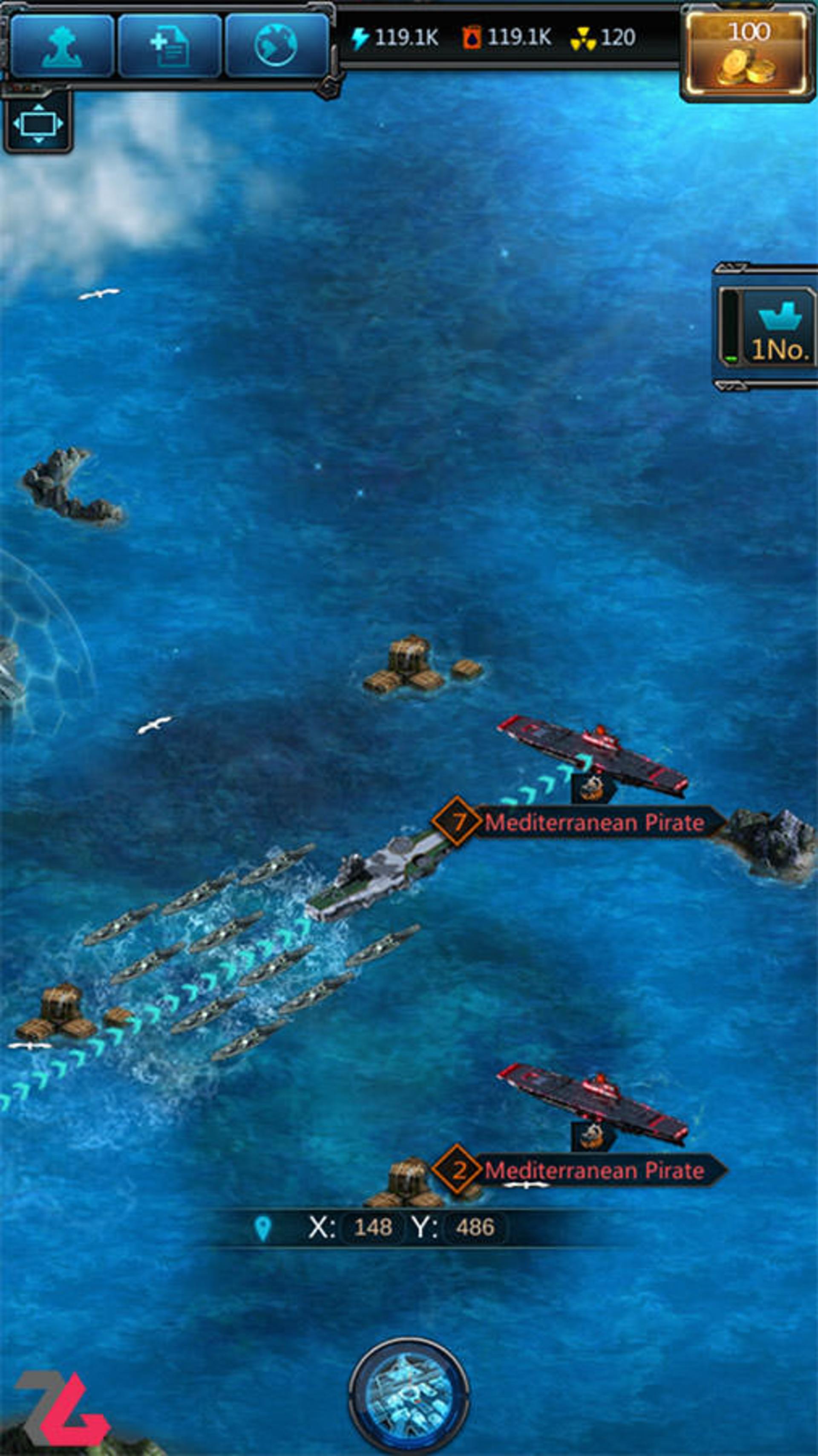 بازی موبایل Battle Warship: Naval Empire