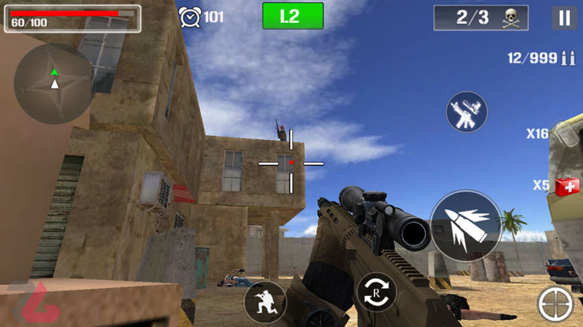 بازی موبایل Critical strike shoot fire