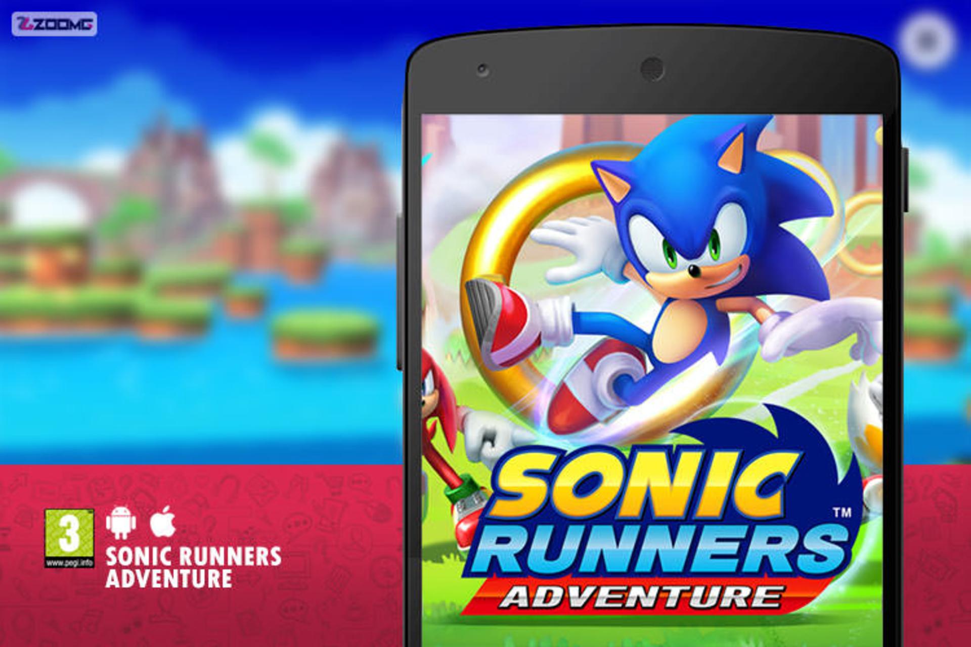 بازی اندروید و آیفون Sonic Runners Adventure