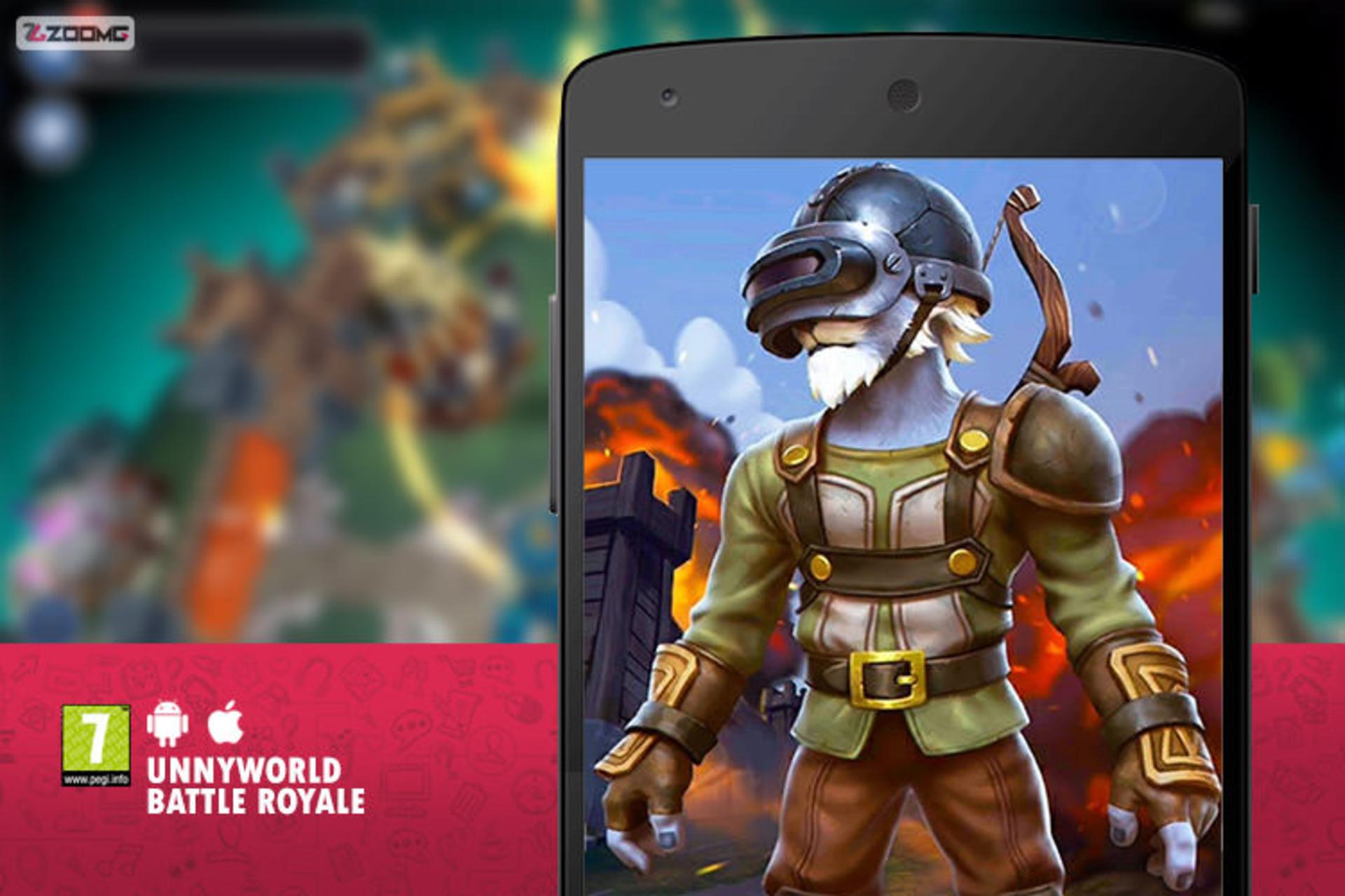 بازی اندروید و آیفون UnnyWorld - Battle Royale