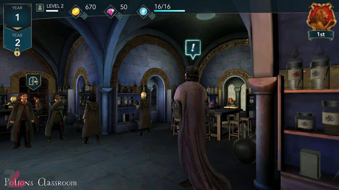 بازی اندروید و آیفون Harry Potter: Hogwarts Mystery