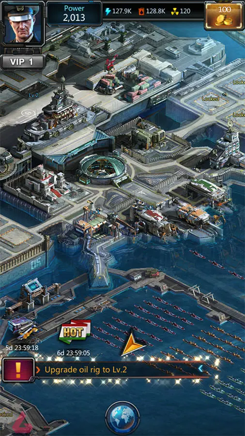 بازی موبایل Battle Warship: Naval Empire
