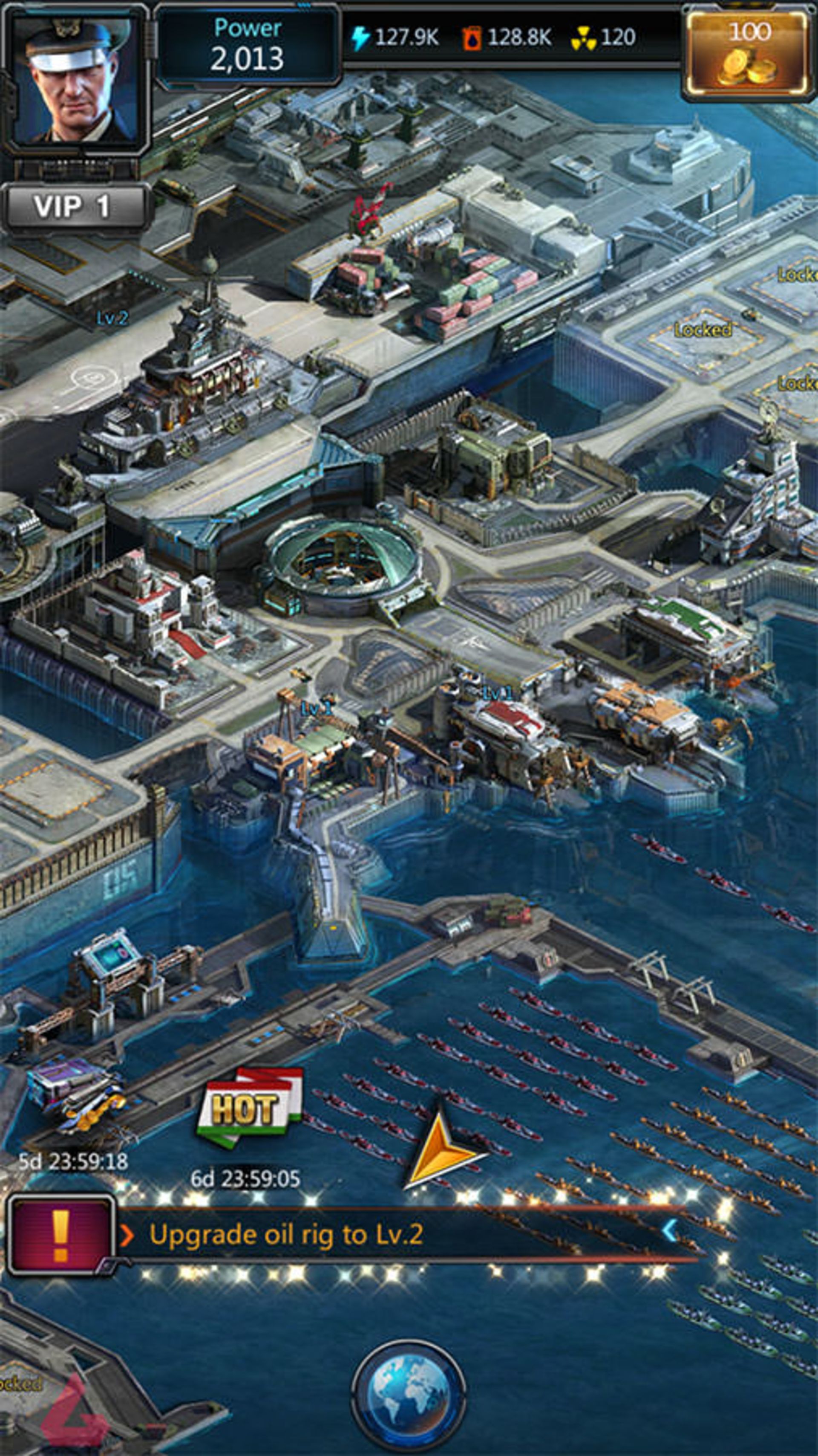 بازی موبایل Battle Warship: Naval Empire