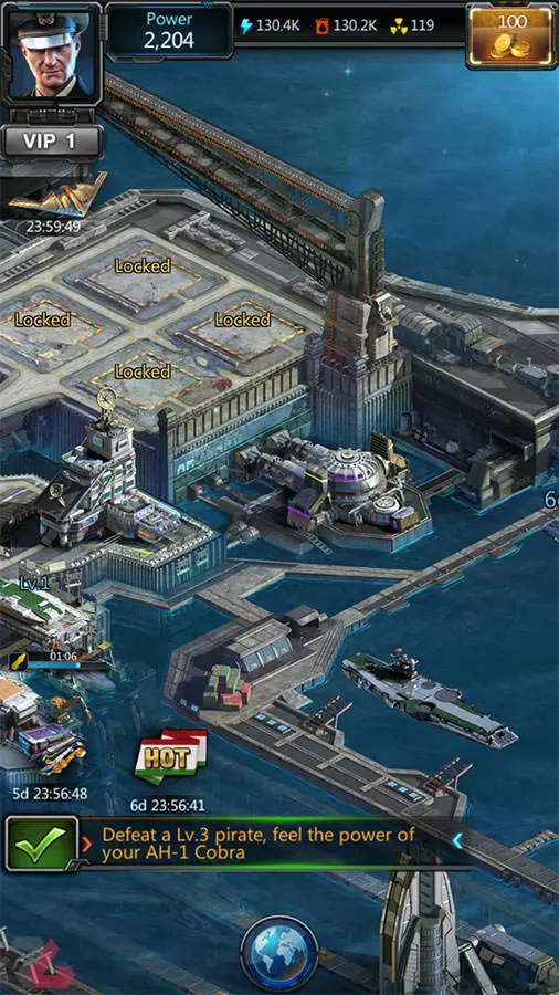 بازی موبایل Battle Warship: Naval Empire