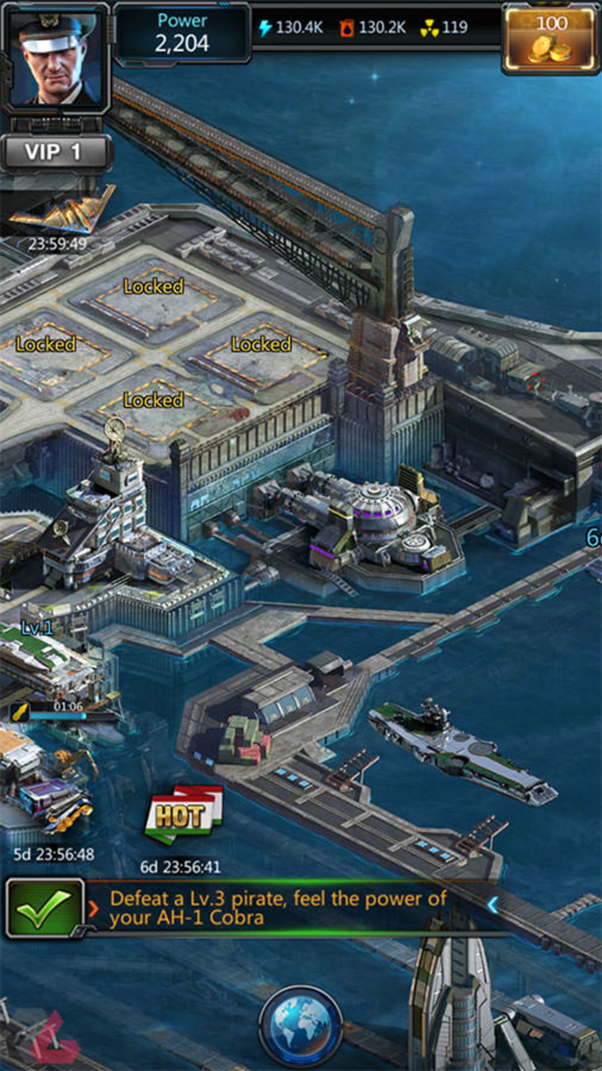 بازی موبایل Battle Warship: Naval Empire
