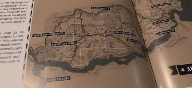 نقشه بازی Red Dead Redemption 2