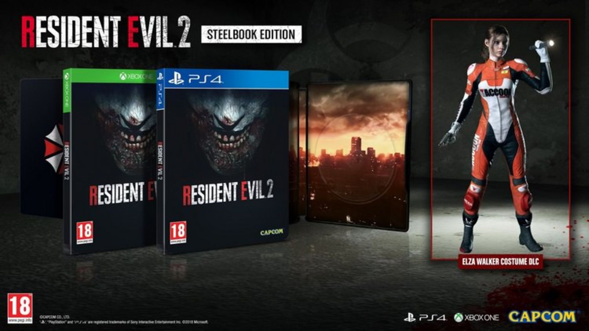 Resident Evil 2 Remake Steel Book