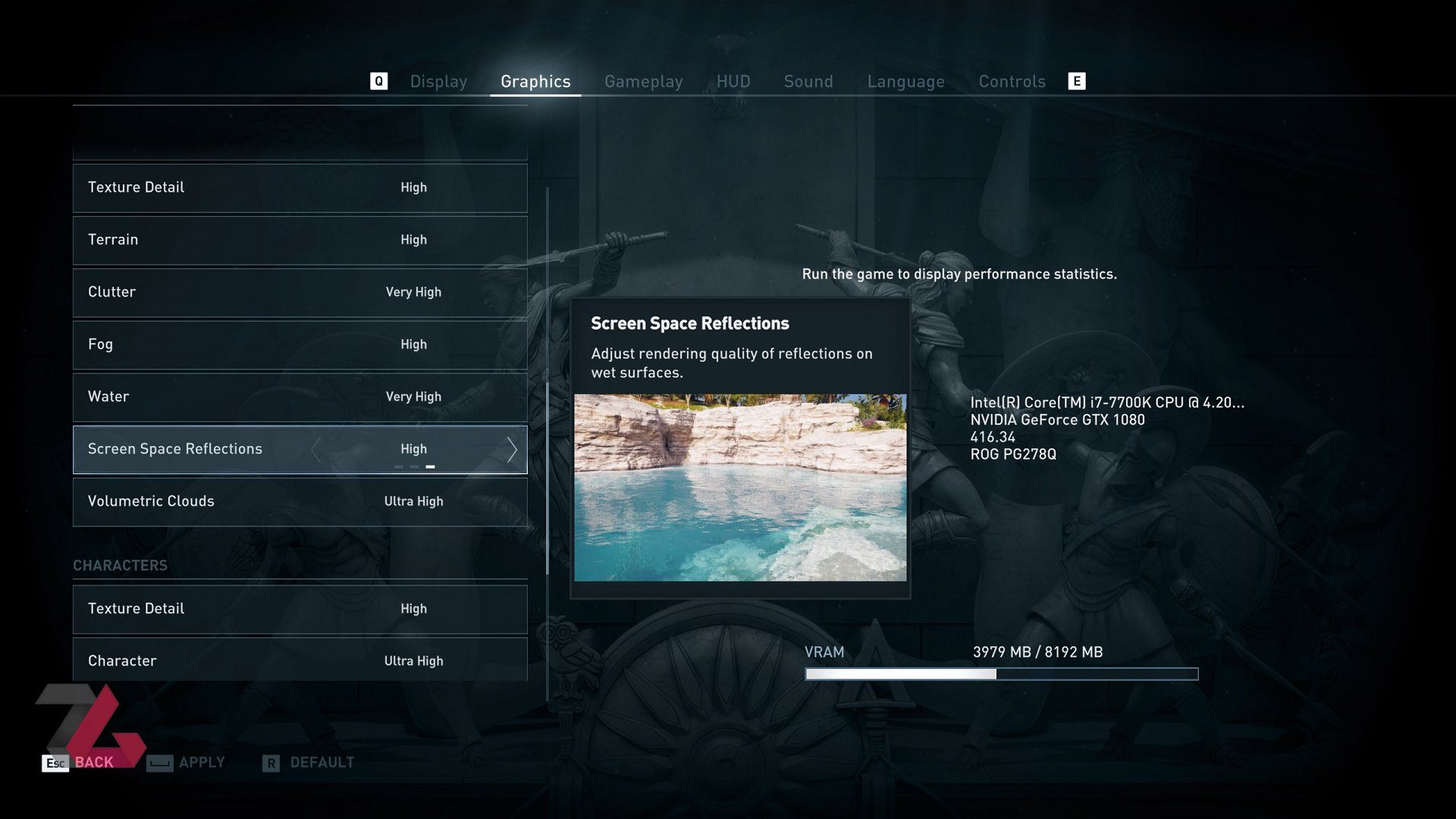 Assassins Creed: Odyssey Graphics Menu 2