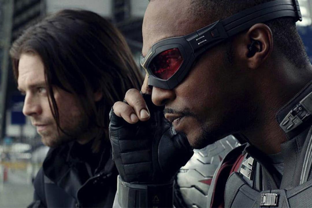 Winter Soldier-Falcon in Captain America: Civil War 