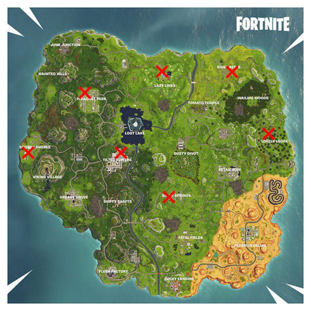 بخش دوم چالش‌های فورتنایتمرز بازی فورتنایت
