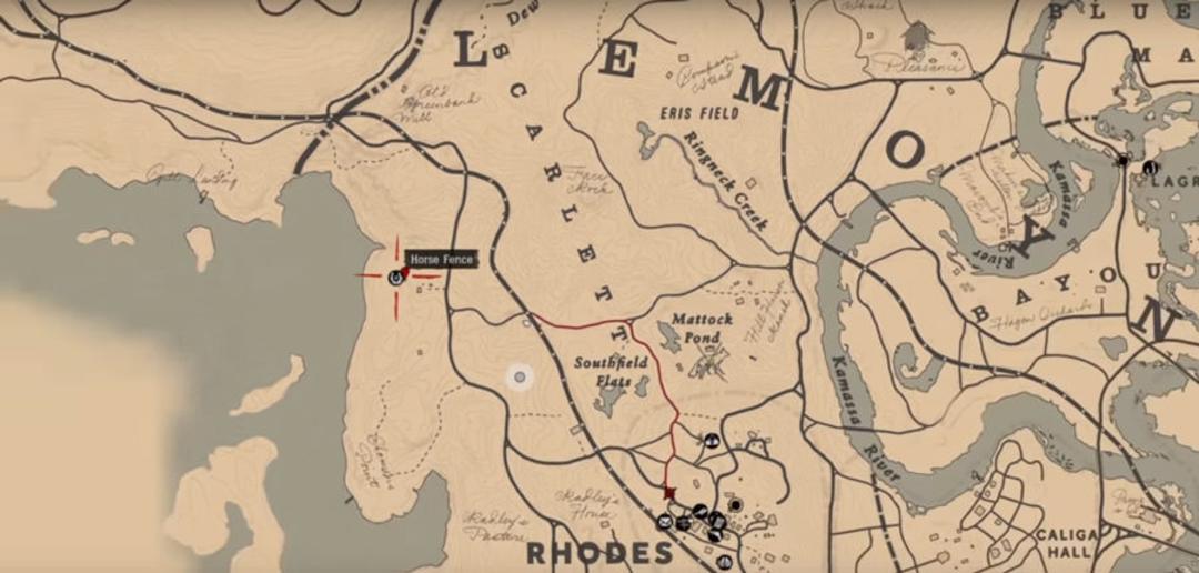 Horse Fence Location