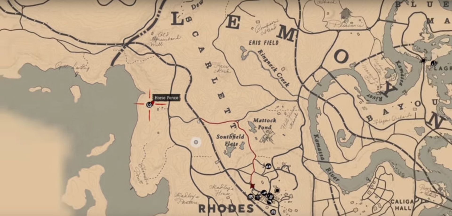 Horse Fence Location