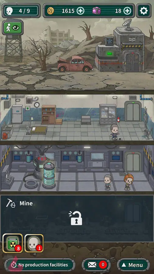 بازی موبایل Underworld: The Shelter