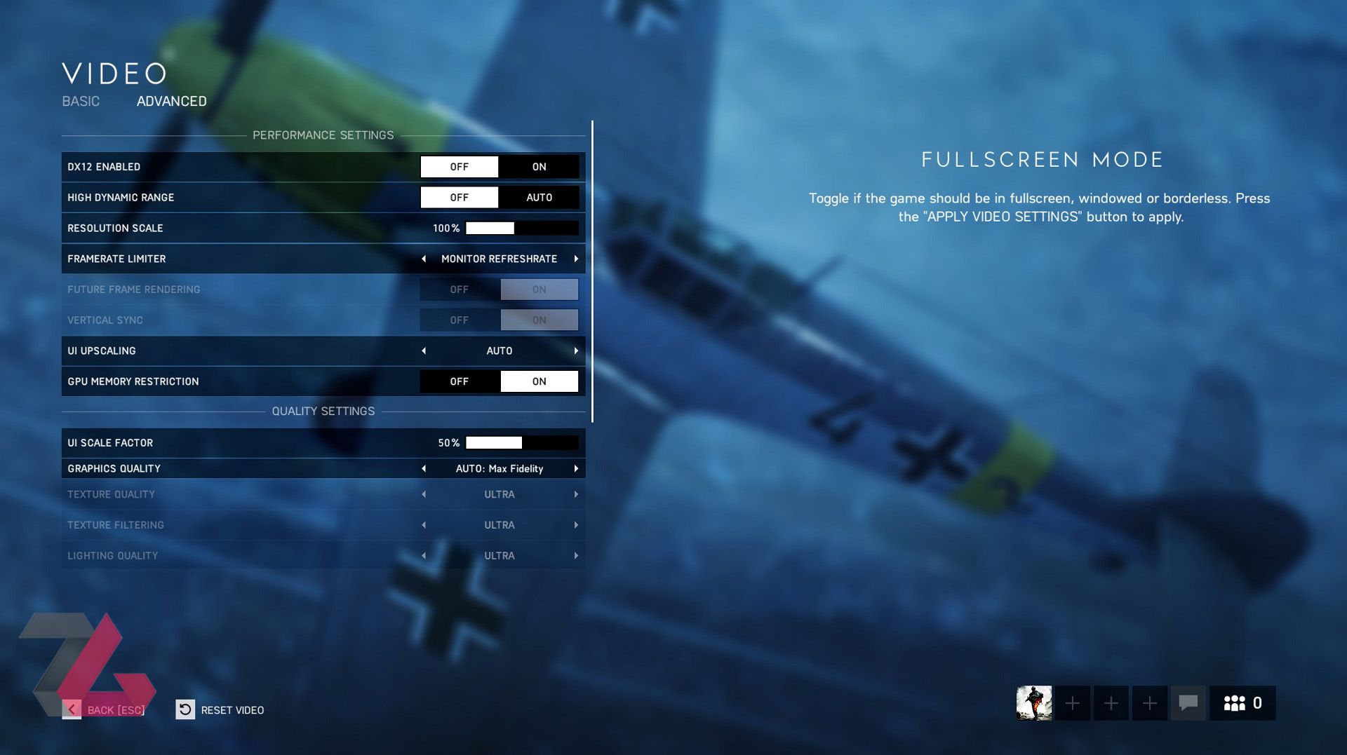 Battlefield V Video Setting 2