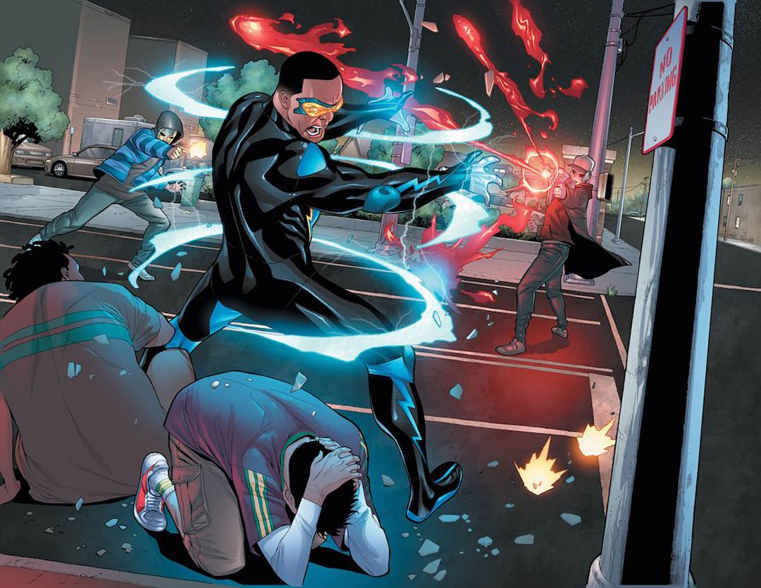 black lightning - dc comics - بلک لایتنینگ - دی سی کامیکس