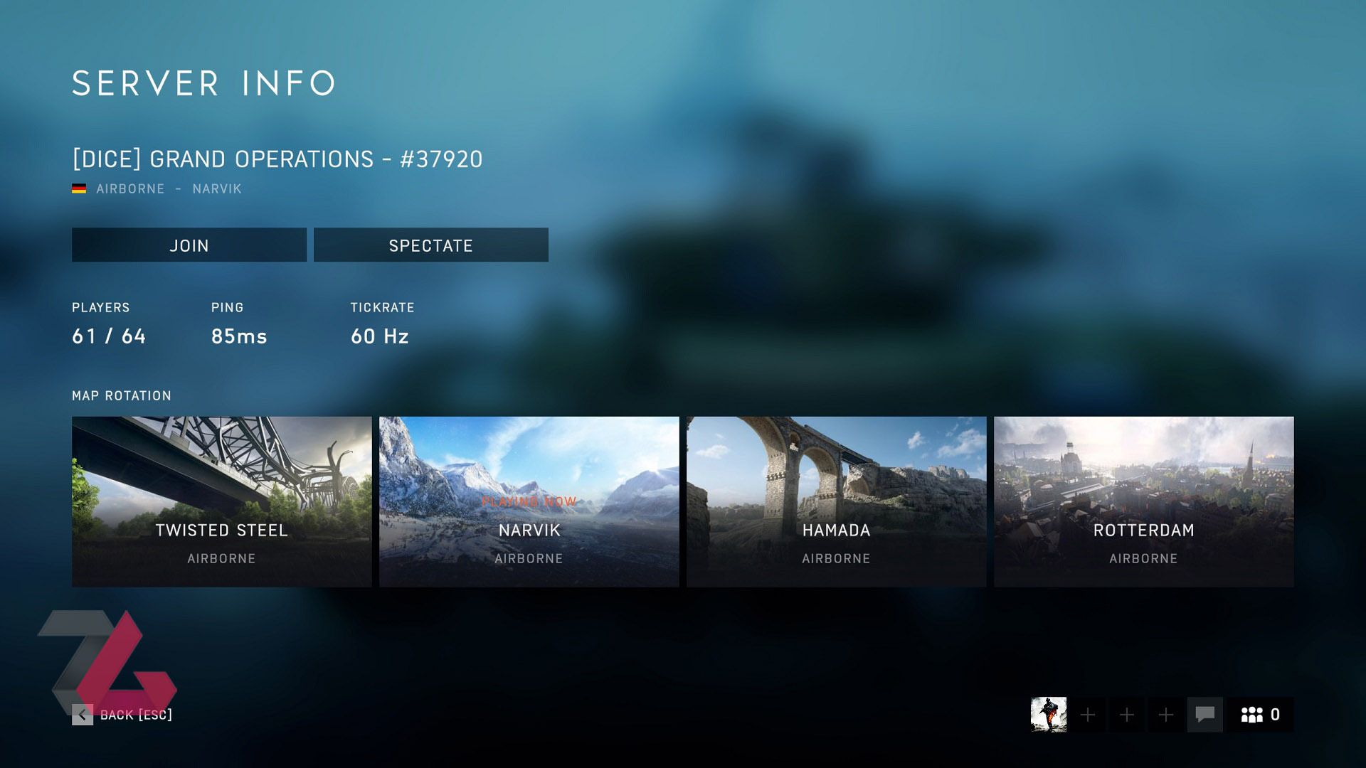 Battlefield  Multiplayer Ingame screenshot