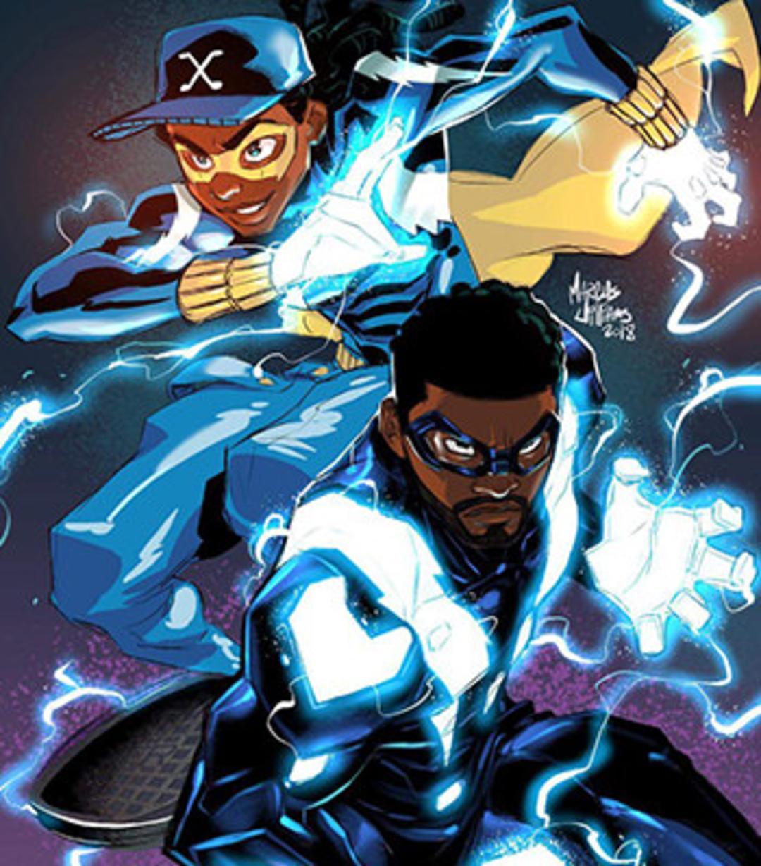 black lightning - dc comics - بلک لایتنینگ - دی سی کامیکس