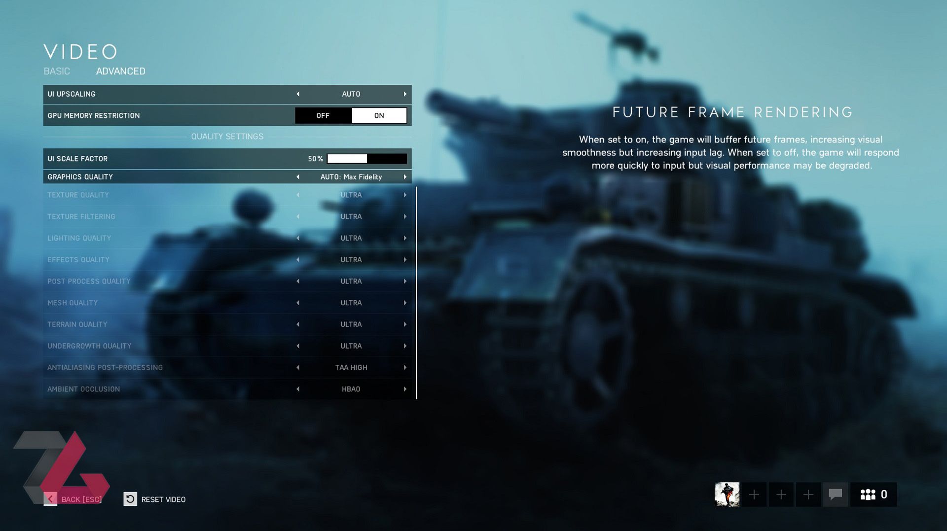 Battlefield V Video Setting 3