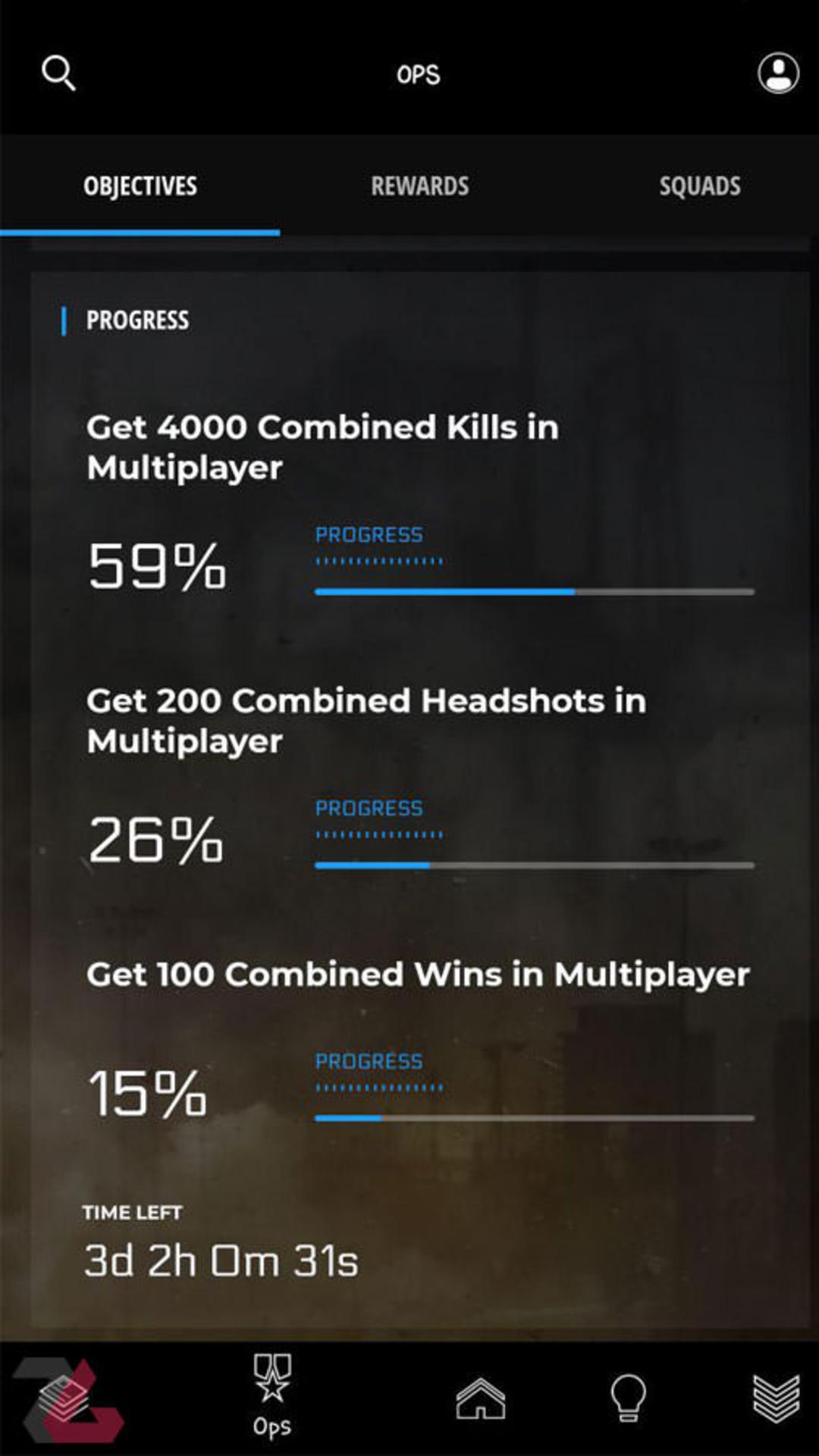 برنامه موبایل Call of Duty Companion