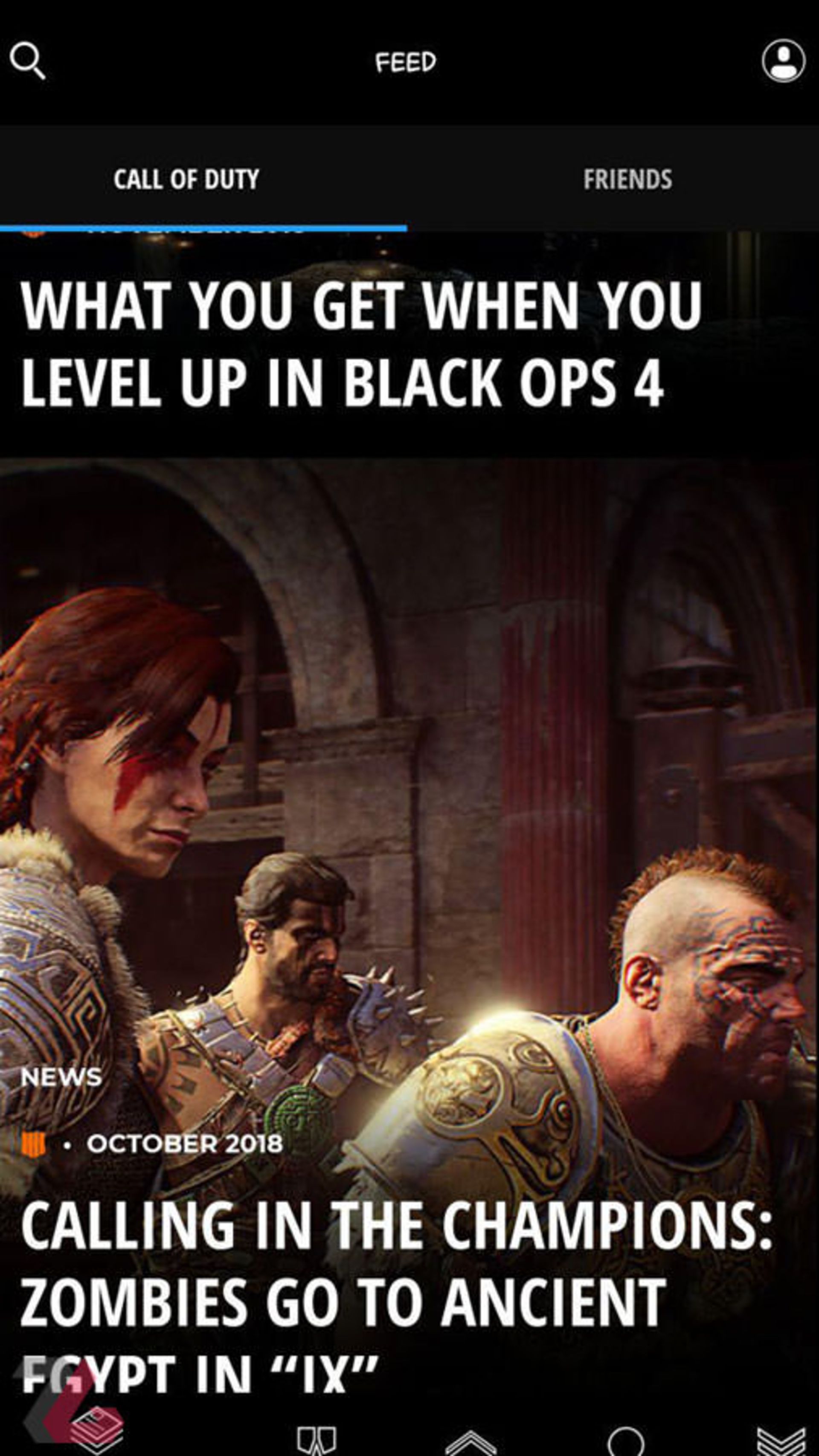 برنامه موبایل Call of Duty Companion