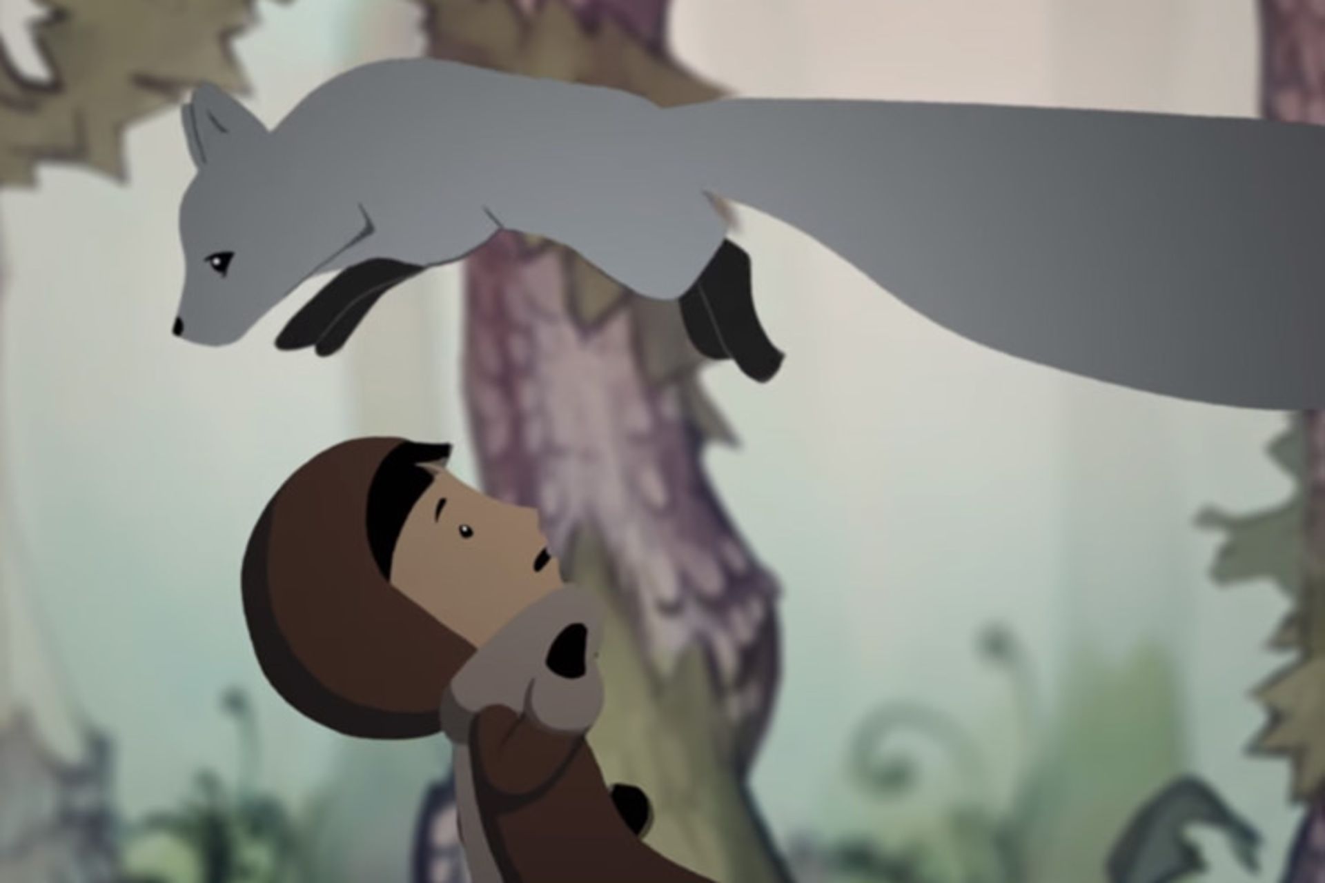 the girl and the fox